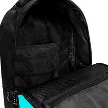 Load image into Gallery viewer, Ti Amo I love you - Exclusive Brand - Aqua / Cyan - Double White Heart -   Laptop Backpack
