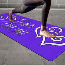 Load image into Gallery viewer, Ti Amo I love you - Exclusive Brand - Dark Purple - Yoga Mat
