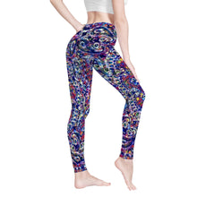 Load image into Gallery viewer, Ti Amo I love you - Exclusive Brand - Multicolor Kaleidoscope - Yoga Leggings
