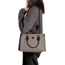 Load image into Gallery viewer, Ti Amo I love you - Exclusive Brand - Pharlap 2 - Luxury Women PU Tote Bag - Black Straps
