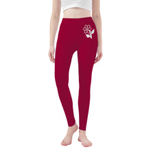 Load image into Gallery viewer, Ti Amo I love you - Exclusive Brand - Lifeline -  White Daisy -  Yoga Leggings
