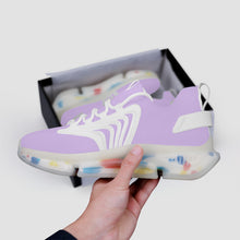 Load image into Gallery viewer, Ti Amo I love you - Exclusive Brand - Light Dusty Lavender - Mens / Womens - Air Max React Sneakers - White Soles
