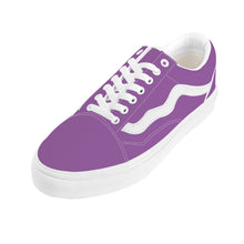 Load image into Gallery viewer, Ti Amo I love you - Exclusive Brand - Muted Purple - Low Top Flat Sneaker
