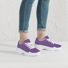 Load image into Gallery viewer, Ti Amo I love you - Exclusive Brand - Dusty Purple - Angry Fish - Chunky Sneakers - White Soles
