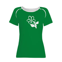 Load image into Gallery viewer, Ti Amo I love you - Exclusive Brand - Fun Green - White Daisy - Women&#39;s T shirt
