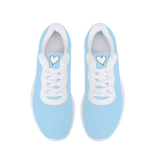 Load image into Gallery viewer, Ti Amo I love you  - Exclusive Brand - Regent St Blue - White Heart - Air Mesh Running Shoes - White Soles
