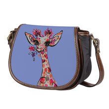 Load image into Gallery viewer, Ti Amo I love you - Exclusive Brand - Mood Mode - Giraffe- Saddle Bag
