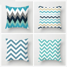 Load image into Gallery viewer, Geometric wave pillowcase Ti Amo I love you
