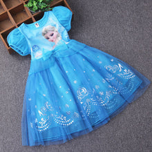 Load image into Gallery viewer, Girls Dresses Frozen Elsa Anna Princess Outfits / Costumes Ti Amo I love you
