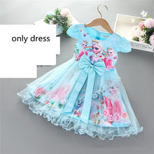 Load image into Gallery viewer, Girls Dresses Frozen Elsa Anna Princess Outfits / Costumes Ti Amo I love you
