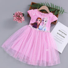 Load image into Gallery viewer, Girls Dresses Frozen Elsa Anna Princess Outfits / Costumes Ti Amo I love you
