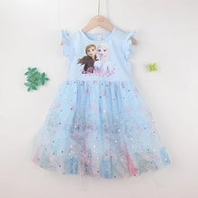 Load image into Gallery viewer, Girls Dresses Frozen Elsa Anna Princess Outfits / Costumes Ti Amo I love you
