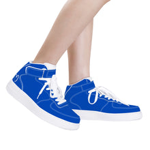 Load image into Gallery viewer, Ti Amo I love you - Exclusive Brand - Absolute Zero Blue - High Top Unisex Sneakers
