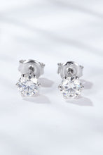 Load image into Gallery viewer, Good Days Ahead Moissanite Stud Earrings Ti Amo I love you
