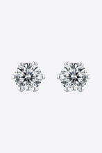 Load image into Gallery viewer, Good Days Ahead Moissanite Stud Earrings Ti Amo I love you
