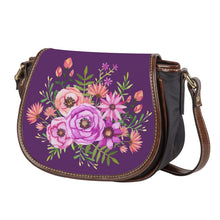 Load image into Gallery viewer, Ti Amo I love you - Exclusive Brand - Bossanova 2 - Pink Floral -  Saddle Bag
