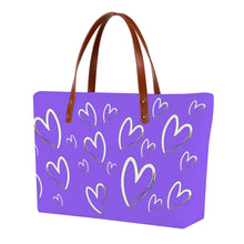 Load image into Gallery viewer, Ti Amo I love you - Exclusive Brand - Heliotrope 3 - Lots of Hearts - Dive Cloth Totes
