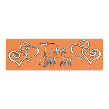 Load image into Gallery viewer, Ti Amo I love you - Exclusive Brand - Coral - Yoga Mat
