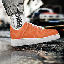 Load image into Gallery viewer, Ti Amo I love you - Exclusive Brand  - Orange Camouflage - Low Top Unisex Sneakers
