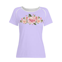 Load image into Gallery viewer, Ti Amo I love you - Exclusive Brand - Lilac - Roses - Women&#39;s T shirt - Sizes XS-2XL
