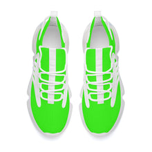 Load image into Gallery viewer, Ti Amo I love you - Exclusive Brand - Florescent Green - Mens / Womens - Air Max React Sneakers - White Soles
