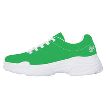 Load image into Gallery viewer, Ti Amo I love you - Exclusive Brand - Jade Green - Angry Fish - Chunky Sneakers - White Soles
