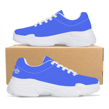 Load image into Gallery viewer, Ti Amo I love you - Exclusive Brand - Neon Blue - Angry Fish - Chunky Sneakers - White Soles
