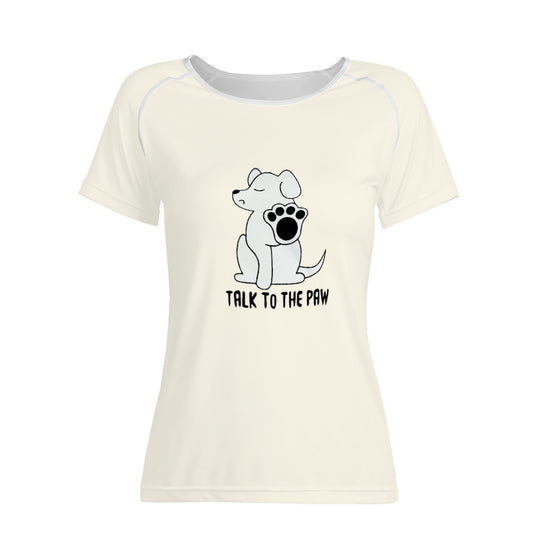 TI Amo I love you - Exclusive Brand - Buttery White - Double White Heart - Women's T Shirt - Sizes XS-2XL