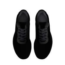 Load image into Gallery viewer, Ti Amo I love you - Exclusive Brand - Black  - Air  Mesh Running Shoes - Black Soles
