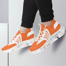 Load image into Gallery viewer, Ti Amo I love you - Exclusive Brand - Pumpkin Orange - Mens / Womens - Air Max React Sneakers - White Soles
