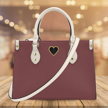 Load image into Gallery viewer, Ti Amo I love you - Exclusive Brand  - Spicy Mix - Luxury Womens PU Tote Bag - Cream Straps
