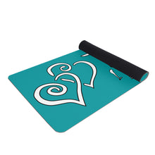 Load image into Gallery viewer, Ti Amo I love you - Exclusive Brand - Persian Green - Yoga Mat
