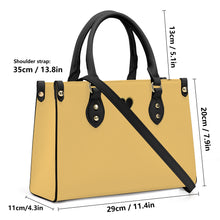 Load image into Gallery viewer, Ti Amo I love you - Exclusive Brand - Rajah - Luxury Womens PU Tote Bag - Black Straps
