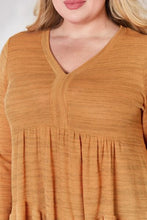 Load image into Gallery viewer, Hailey &amp; Co Full Size V-Neck Flounce Sleeve Blouse Ti Amo I love you
