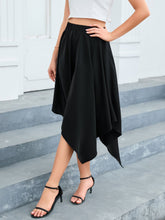 Load image into Gallery viewer, Handkerchief Hem Midi Skirt Ti Amo I love you
