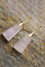 Load image into Gallery viewer, Handmade Geometrical Shape Natural Stone Dangle Earrings Ti Amo I love you
