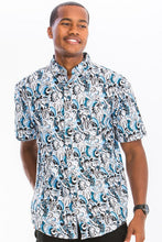 Load image into Gallery viewer, Hawaiian Button Down Shirt - Only Sizes S-L Left Ti Amo I love you
