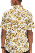 Load image into Gallery viewer, Hawaiian Print Button Down Shirt - Sizes S-3XL Ti Amo I love you
