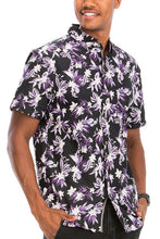 Load image into Gallery viewer, Hawaiian Print Button Down Shirt Ti Amo I love you
