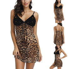 Load image into Gallery viewer, Womens Leopard Lingerie Sexy Camisole - Sizes S-XXL
