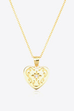 Load image into Gallery viewer, Heart Pendant 925 Sterling Silver Necklace Ti Amo I love you
