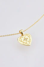 Load image into Gallery viewer, Heart Pendant 925 Sterling Silver Necklace Ti Amo I love you
