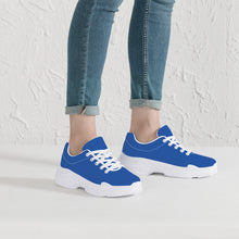 Load image into Gallery viewer, Ti Amo I love you - Exclusive Brand - Mid Blue - Angry Fish - Chunky Sneakers - White Soles
