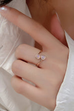 Load image into Gallery viewer, High Quality Natural Moonstone 925 Sterling Silver Toi Et Moi Ring Ti Amo I love you
