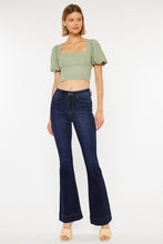 Load image into Gallery viewer, High Rise - Dark Wash - Flare Jeans - Sizes - 3-15 Ti Amo I love you
