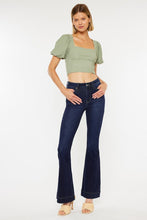 Load image into Gallery viewer, High Rise - Dark Wash - Flare Jeans - Sizes - 3-15 Ti Amo I love you
