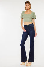 Load image into Gallery viewer, High Rise - Dark Wash - Flare Jeans - Sizes - 3-15 Ti Amo I love you
