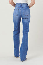 Load image into Gallery viewer, High Rise - Distressed Straight Legged Jeans Ti Amo I love you
