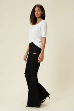 Load image into Gallery viewer, High Rise Flare Jeans Ti Amo I love you
