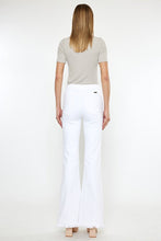 Load image into Gallery viewer, High Rise White Flare Jeans Ti Amo I love you
